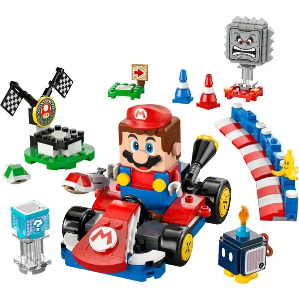 LEGO® Super Mario™ Mario Kart™ – Interaktív LEGO® Mario™ és Standard Kart 72043 – 7. kép