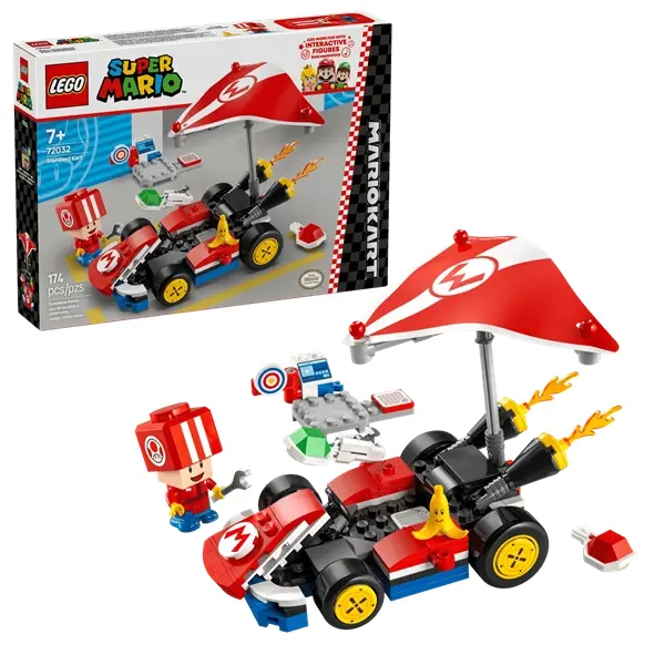 LEGO® Super Mario™ Mario Kart™ – Standard Kart, játékautós játékszett 72032