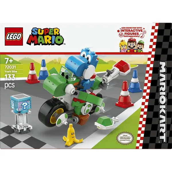 LEGO® Super Mario™ Mario Kart™ – Yoshi Bike, Nintendo® ajándék 72031 – 3. kép
