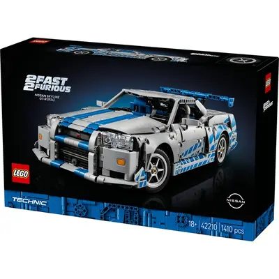 LEGO® Technic 2 Fast 2 Furious Nissan Skyline GT-R (R34) autómodellszett 42210 – 2. kép