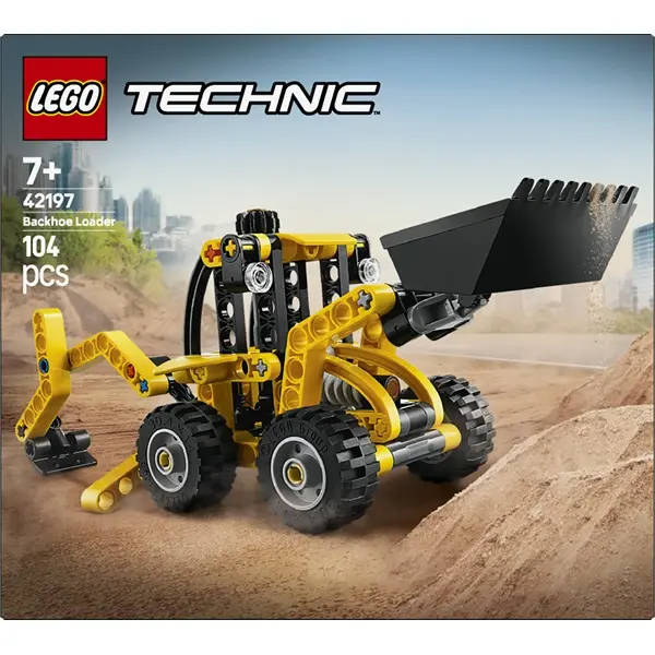 LEGO® Technic Árokásó rakodó építőipari játék járművet tartalmazó szett 42197 – 3. kép