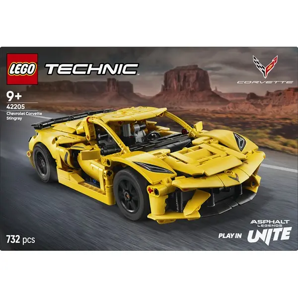 LEGO® Technic Chevrolet Corvette Stingray, autómodell-készlet, járműves játék 42205 – 3. kép