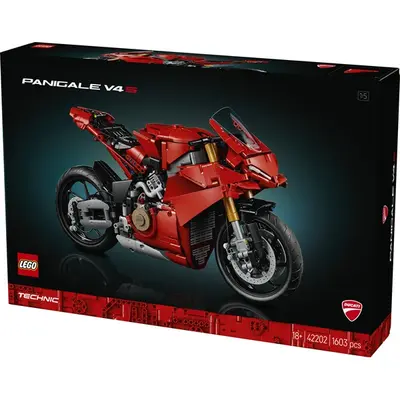 LEGO® Technic Ducati Panigale V4 S motorkerékpár modellépítőszett 42202 – 2. kép
