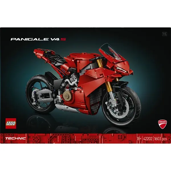 LEGO® Technic Ducati Panigale V4 S motorkerékpár modellépítőszett 42202 – 3. kép