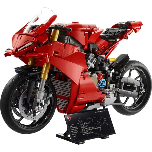 LEGO® Technic Ducati Panigale V4 S motorkerékpár modellépítőszett 42202 – 6. kép