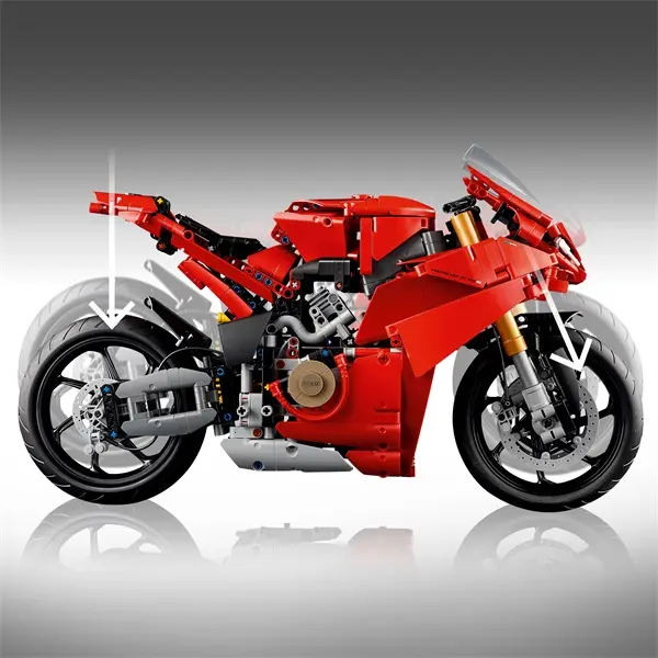 LEGO® Technic Ducati Panigale V4 S motorkerékpár modellépítőszett 42202 – 7. kép