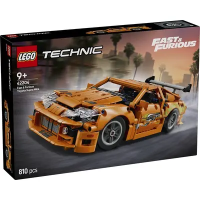 LEGO® Technic Fast and Furious Toyota Supra MK4, játékautós modellkészlet 42204
