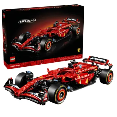 LEGO® Technic Ferrari SF-24 F1 autó, modellkészlet felnőtteknek 42207