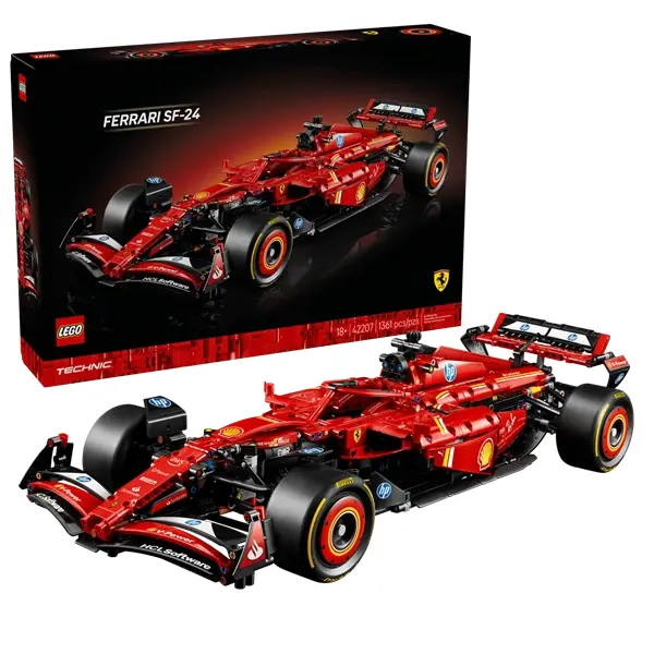 LEGO® Technic Ferrari SF-24 F1 autó, modellkészlet felnőtteknek 42207