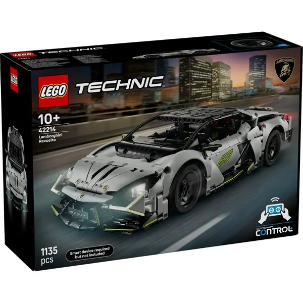 LEGO® Technic Lamborghini Revuelto szuper sportautó készlet, STEM-építőjáték 42214