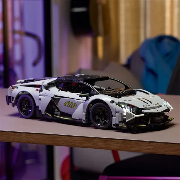 LEGO® Technic Lamborghini Revuelto szuper sportautó készlet, STEM-építőjáték 42214 – 6. kép