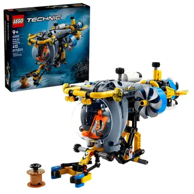 LEGO® Technic Mélytengeri kutató tengeralattjáró játékszett 42201 – 2. kép
