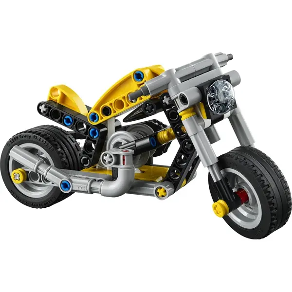LEGO® Technic Sárga motorkerékpár játéképítő-készlet 42225 – 6. kép
