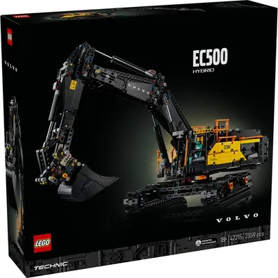 LEGO® Technic Volvo EC500 Hybrid exkavátor szett, ajándék felnőtteknek 42215