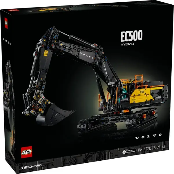 LEGO® Technic Volvo EC500 Hybrid exkavátor szett, ajándék felnőtteknek 42215