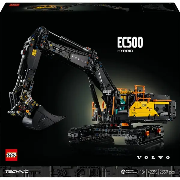 LEGO® Technic Volvo EC500 Hybrid exkavátor szett, ajándék felnőtteknek 42215 – 3. kép