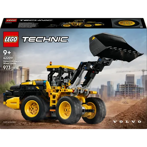 LEGO® Technic Volvo L120 Electric kerekes rakodógép, építőipari játék 42209 – 3. kép