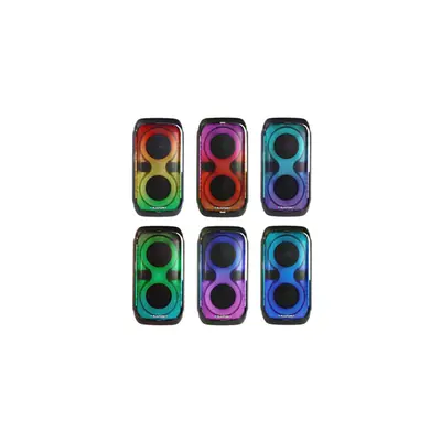 BLAUPUNKT PB60X Bluetooth Party MDF hangszóró, AUX, LED világítás, 120W, Fekete – 2. kép