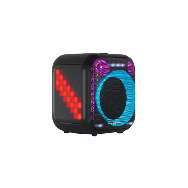 BLAUPUNKT PB6LED Hordozható Bluetooth hangszóró, LED, Karaoke, Fekete (RTVBLAS033) – 2. kép
