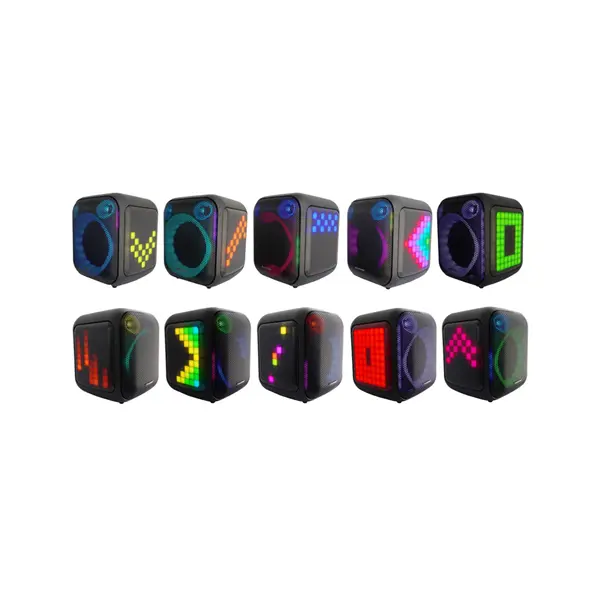 BLAUPUNKT PB6LED Hordozható Bluetooth hangszóró, LED, Karaoke, Fekete (RTVBLAS033) – 5. kép