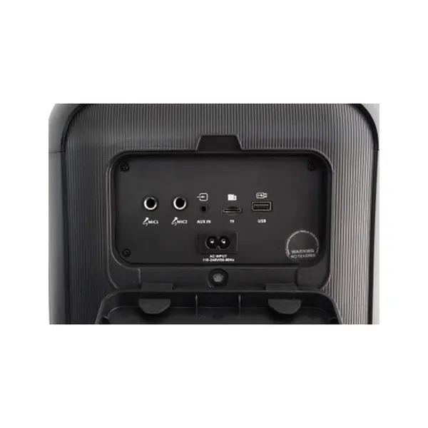 BLAUPUNKT PB6LED Hordozható Bluetooth hangszóró, LED, Karaoke, Fekete (RTVBLAS033) – 6. kép
