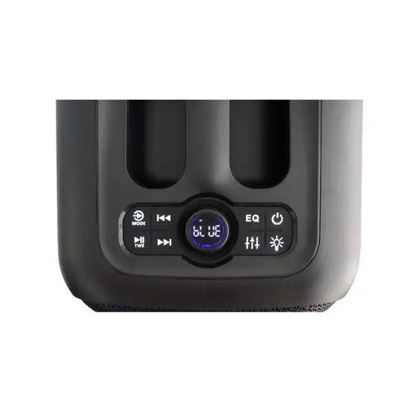 BLAUPUNKT PB6LED Hordozható Bluetooth hangszóró, LED, Karaoke, Fekete (RTVBLAS033) – 7. kép