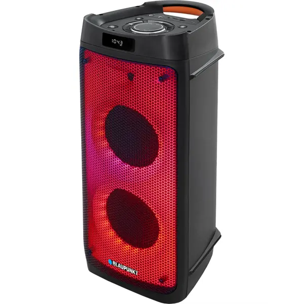 BLAUPUNKT PB06DB Bluetooth party hangszóró, 2 db mikrofon, RMS,TWS,FM,AUX, 500W, Fekete (RTVBLAS015) – 3. kép