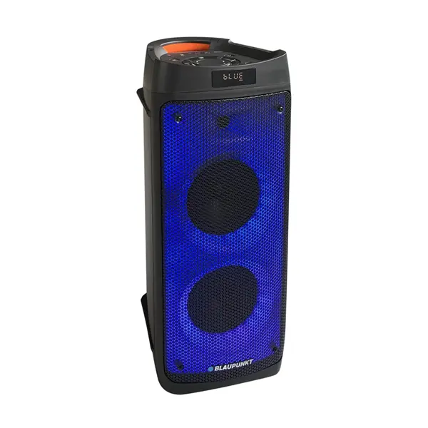 BLAUPUNKT PB06DB Bluetooth party hangszóró, 2 db mikrofon, RMS,TWS,FM,AUX, 500W, Fekete (RTVBLAS015) – 4. kép