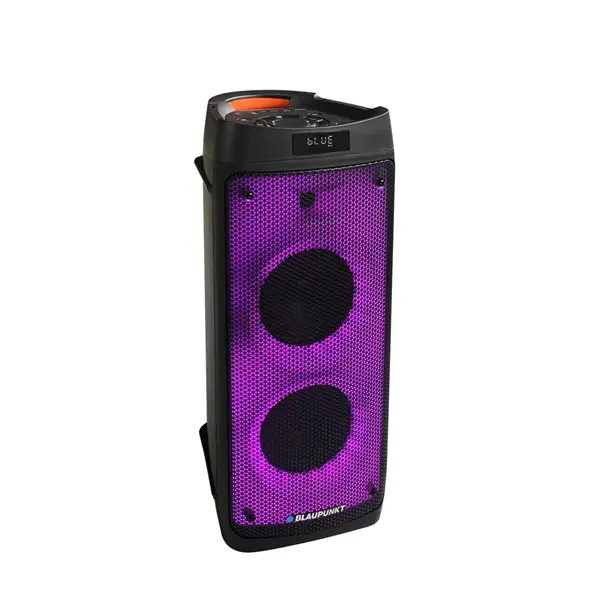 BLAUPUNKT PB06DB Bluetooth party hangszóró, 2 db mikrofon, RMS,TWS,FM,AUX, 500W, Fekete (RTVBLAS015) – 5. kép