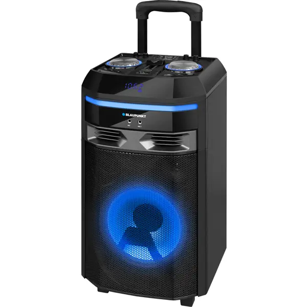 BLAUPUNKT PS6 Bluetooth hangszóró karaoke funkcióval, TWS, FM, AUX, 1 mikrofon, 600W, Fekete (RTVBLAS011) – 2. kép