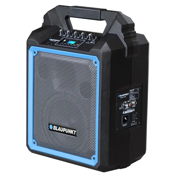 BLAUPUNKT MB06 Bluetooth Party karaoke hangszóró, 1 db mikrofon, 500W, Fekete (RTVBLAS002) – 2. kép