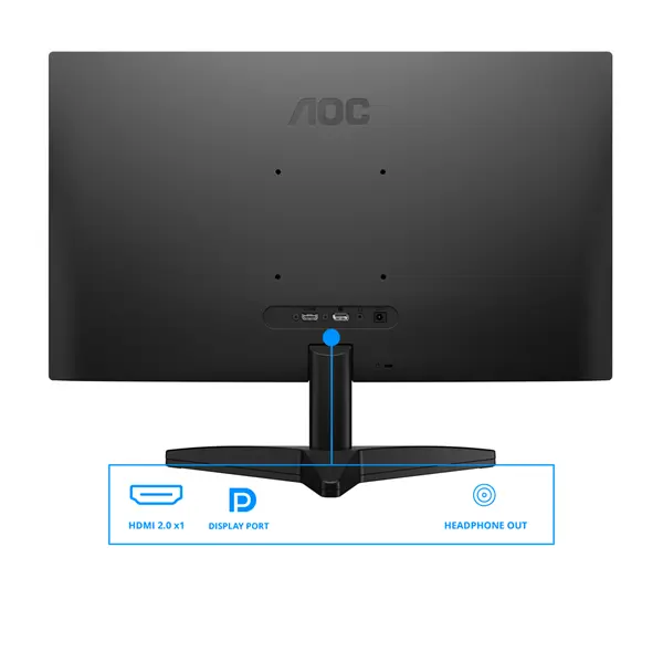 AOC IPS QHD 144Hz Gaming monitor 23.8" Q24B36X, 2560x1440, 16:9, 300cd/m2, 4ms, 1xDisplayPort/1xHDMI – 6. kép