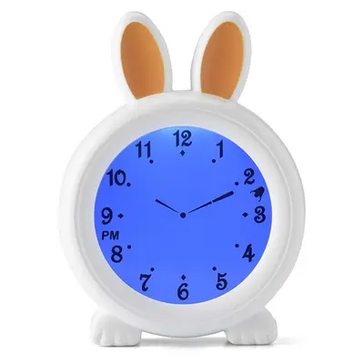 Alecto BC100BUNNY Alvástréner éjszakai fény és ébresztőóra nyúl – 2. kép