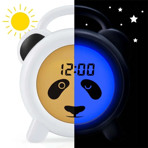 Alecto BC100PANDA Alvástréner éjszakai fény és ébresztőóra panda – 5. kép