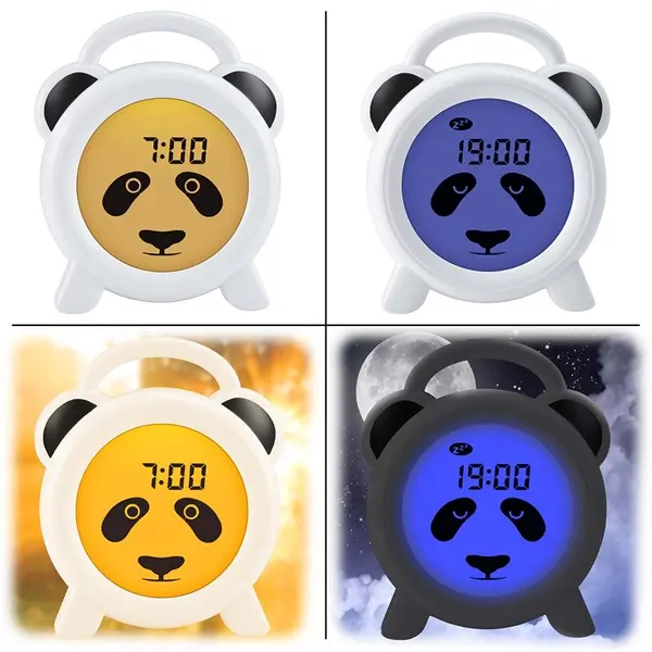 Alecto BC100PANDA Alvástréner éjszakai fény és ébresztőóra panda – 6. kép