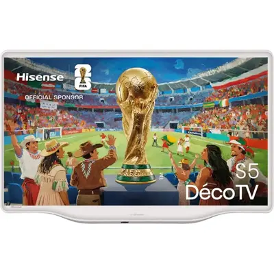 HISENSE 43S5Q 4K UHD Smart Hi-Hi-QLED Déco TV 43"/108cm, 3840x2160, 3xHDMI/USB/RJ45/Wifi