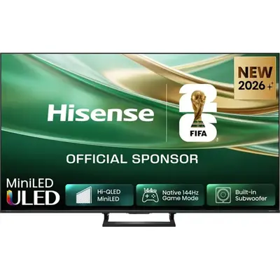 HISENSE 55E8S 55"139cm 4K 144Hz Smart MiniLED TV, 3840x2160, 4xHDMI/2xUSB/RJ45/Wifi