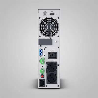 CYBERPOWER Online S ECO ups, 1000VA 900W, 2xSCHUKO 1xIEC C13, online, tiszta szinuszos, aktív PFC, torony – 2. kép