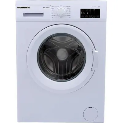 HEINNER HWM-HMN6010IVSMA Elöltöltős slim mosógép, 6kg, 1000 ford./perc, LED kijelző, 15 program, 47 cm mély, Fehér