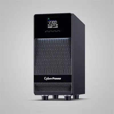 CYBERPOWER Online S ECO ups, 3000VA 2700W, 4xSCHUKO 2xIEC C13, online, tiszta szinuszos, aktív PFC, torony