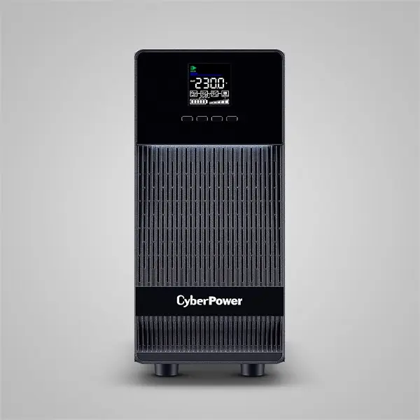 CYBERPOWER Online S ECO ups, 3000VA 2700W, 4xSCHUKO 2xIEC C13, online, tiszta szinuszos, aktív PFC, torony – 3. kép