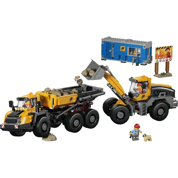 LEGO® City Big Vehicles Homlokrakodó és billenőplatós teherautó 60494 – 7. kép