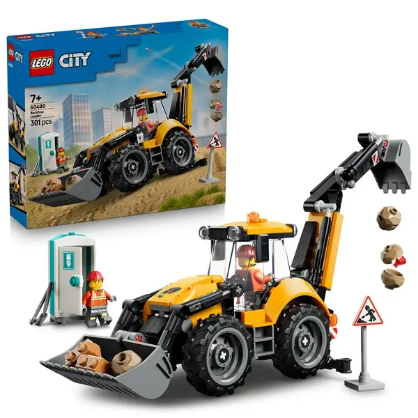 LEGO® City Great Vehicles Sárga árokásó-rakodó 60480 – 4. kép