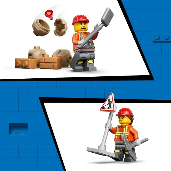 LEGO® City Great Vehicles Sárga árokásó-rakodó 60480 – 5. kép
