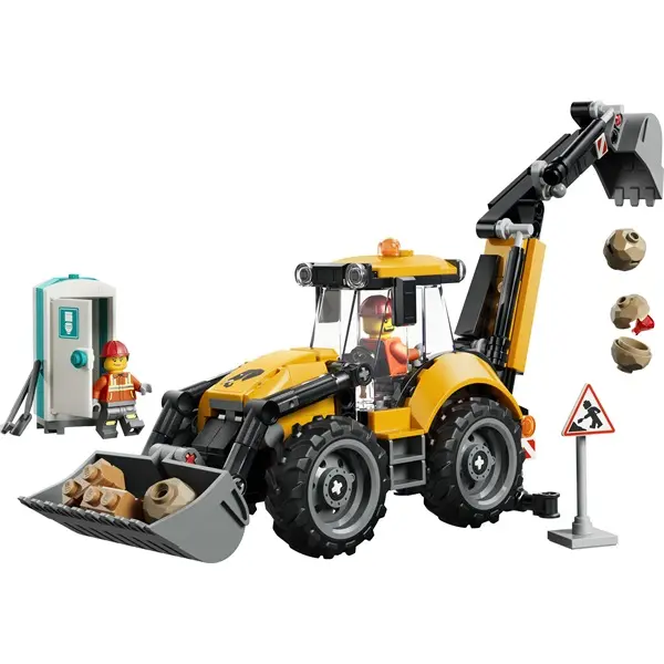 LEGO® City Great Vehicles Sárga árokásó-rakodó 60480 – 7. kép