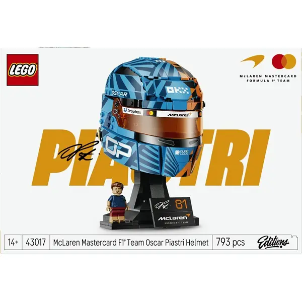LEGO® Edition Sports Oscar Piastri Mclaren sisak 43017 – 3. kép