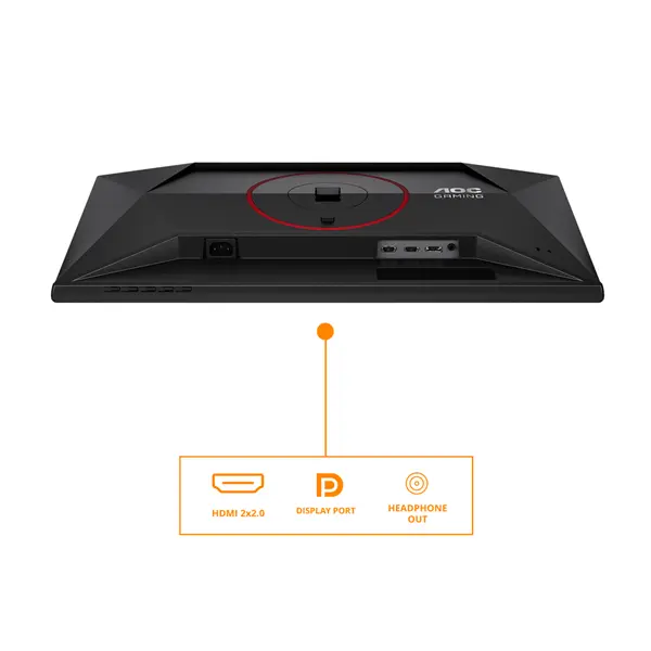 AOC IPS Gaming 260Hz monitor 24,5" 25G4ZR, 1920x1080, 16:9, 300cd/m2, 1ms, 1xHDMI/1xDisplayPort, pivot – 8. kép