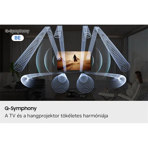 SAMSUNG HW-Q800H 5.1.2 csatornás hangprojektor mélynyomóval, Fekete – 6. kép