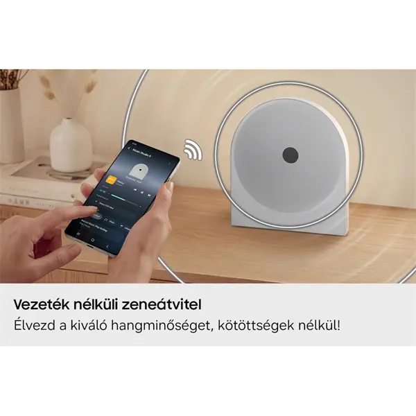 SAMSUNG HW-LS51H Wifi-bluetooth vezeték nélküli hangszóró, Fehér – 5. kép