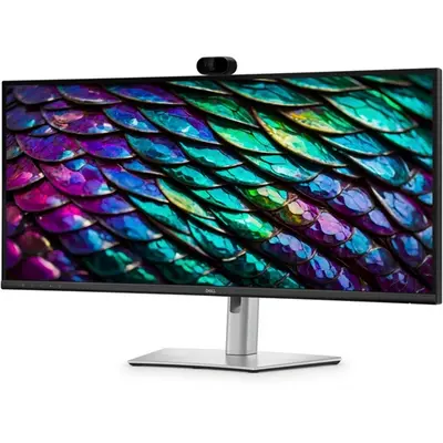DELL Pro 34 Plus Monitor 34" P3426WEB WQHD 3440x1440, 100Hz, 21:9, 1500:1, 350cd, 5ms, HDMI, DP,  USB-C, RJ45, fekete – 2. kép